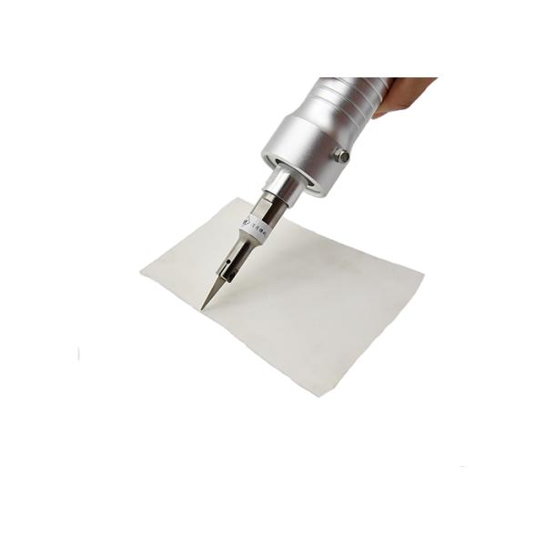 Cortador manual de tejidos ultrasónico de 35 Khz para materiales de corte de acero de aleación de tejidos