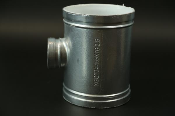 XGQT04-165x76-2.5 Acessórios de tubos com ranhuras Ferro dúctil Abastecimento de água