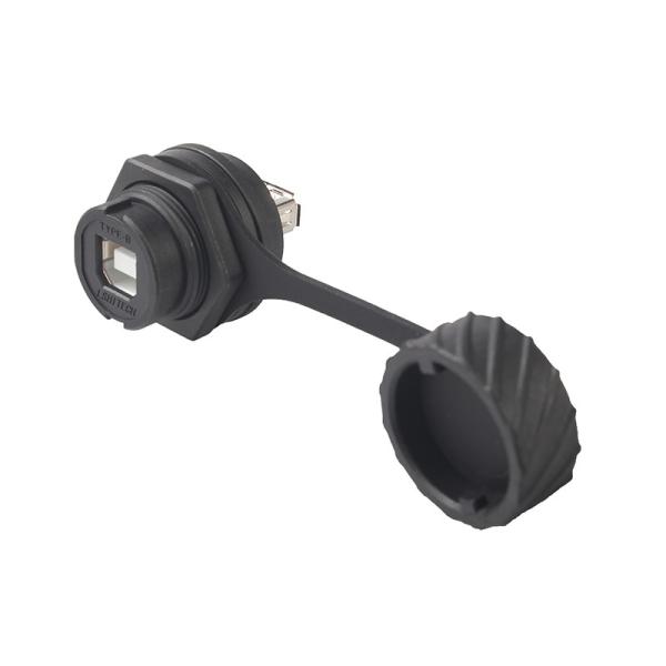 Fêmea a FB fêmea de USB ao acoplador impermeável de USB 2,0 AF