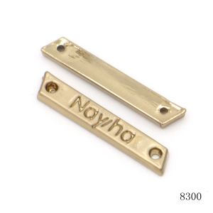 Custom Metal Label Logo Sewing Metal Logo Plate Custom Engraved Metal Plate for