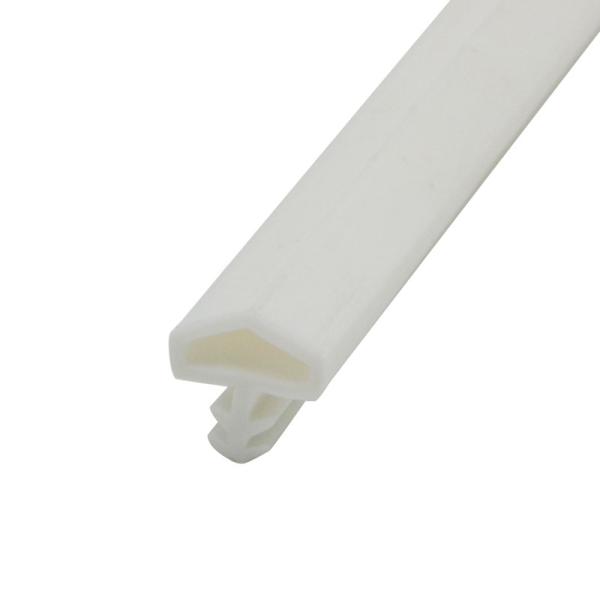 Slot Type Wooden Door Seal Strip Anti-Collision PVC Rubber Sealing Strips For Wooden Door and Window