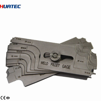 MG-11 Type Fillet Weld Size Gauge Metric & Inch Dual Scale