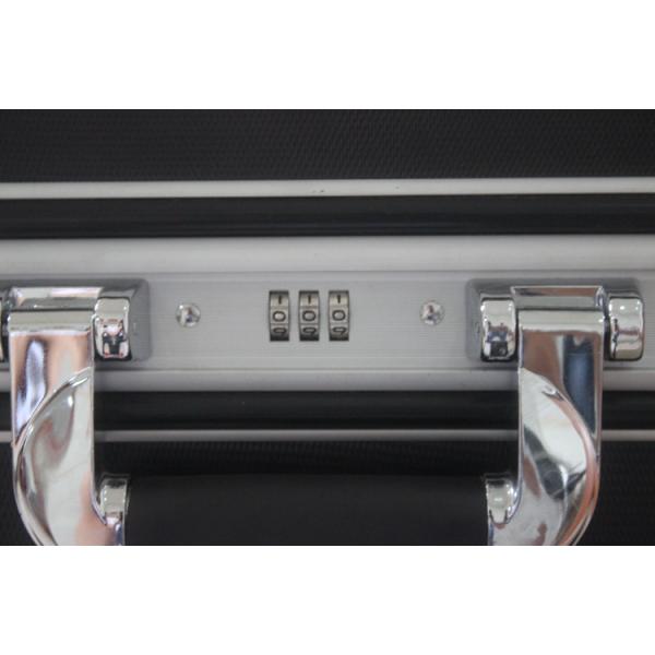 Aluminum professional beauty make up case with light mirror wheel case