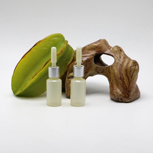 Material base PET Botella de goteo de 8 ml con tapa de goteo personalizada y acabado helado