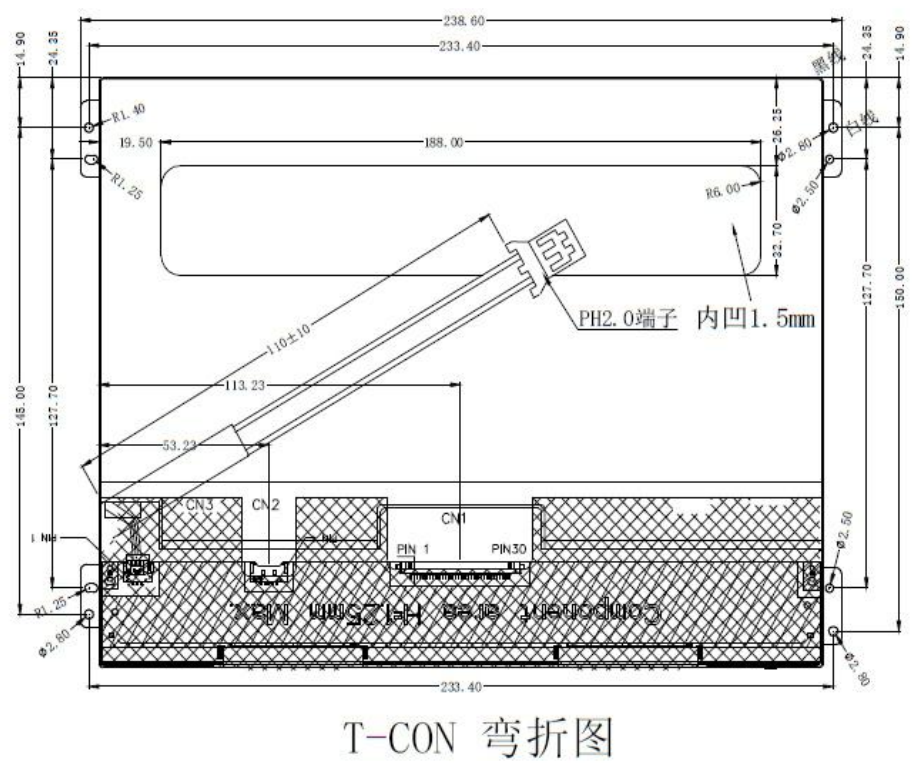 10,4 дюйма IPS LCD TFT 1024x768 с дисплеем цвета Pin интерфейса 30 LVDS