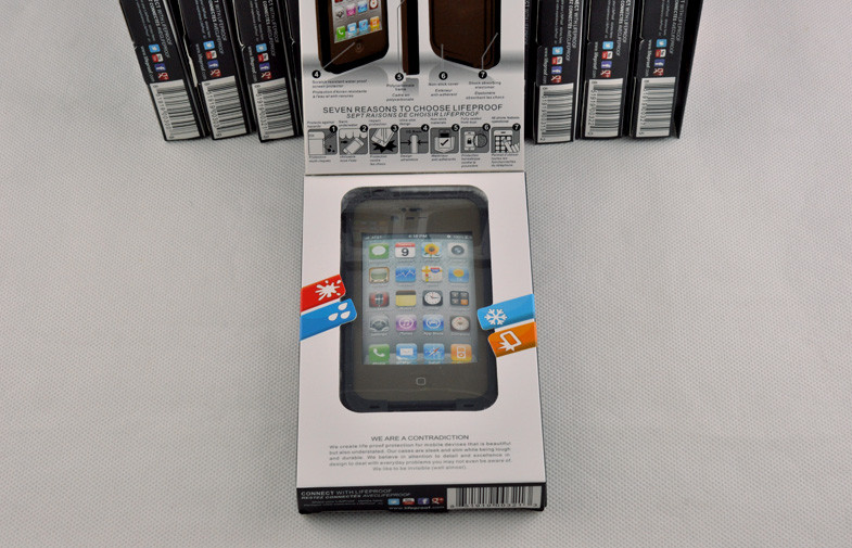 Olive Drab Green Water Proof Cell Phone Case Protective For Iphone 4S