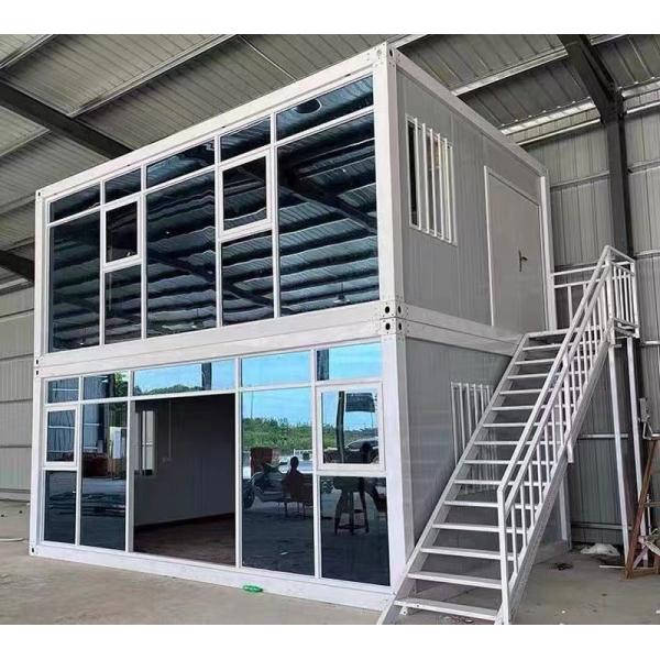 Outdoor Modern Movable Prefab Bungalow Detachable Container House with Wall Material of 50mm EPS/rockwool