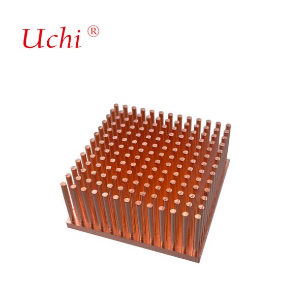 Mini Square Copper Pin Fin Cold Forged Heat Sink Thermal Solution