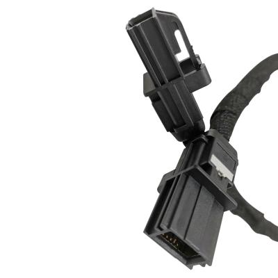 LVDS Connection Waterproof HDMI Cable Black Color 12 Pin for Automotive