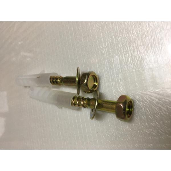 Grade A Hex Groove Toilet Mounting Hardware Nylon Seven - Block Foot Screws