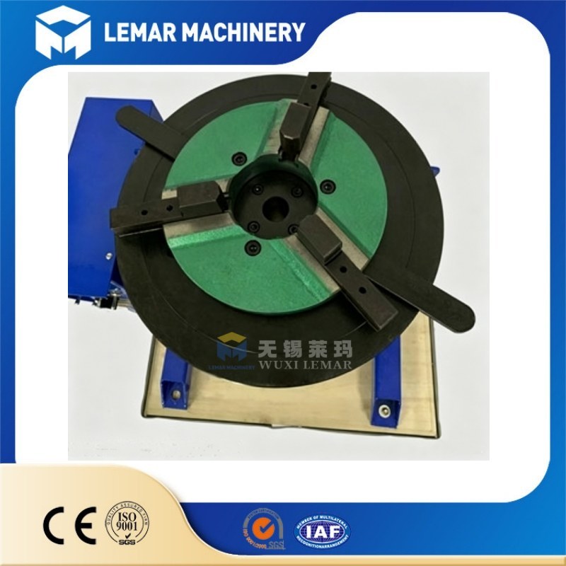Pipe Flange Welding Positioner 50kg, Benchtop Rotary Table for Robot Welding