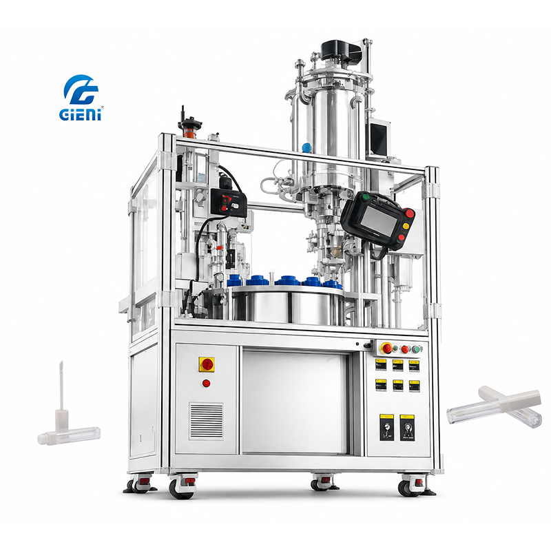 2 Nozzle Lip Gloss Filling Machine with 500BPH Speed and 1-50ml Precision Fill