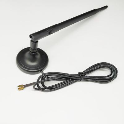SMA Connector Strong VHF / UHF Magnetic Mount Antenna Digital TV Indoor Use