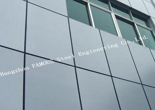 Do metal de alumínio do painel do padrão britânico parede de cortina de vidro para o escritório comercial