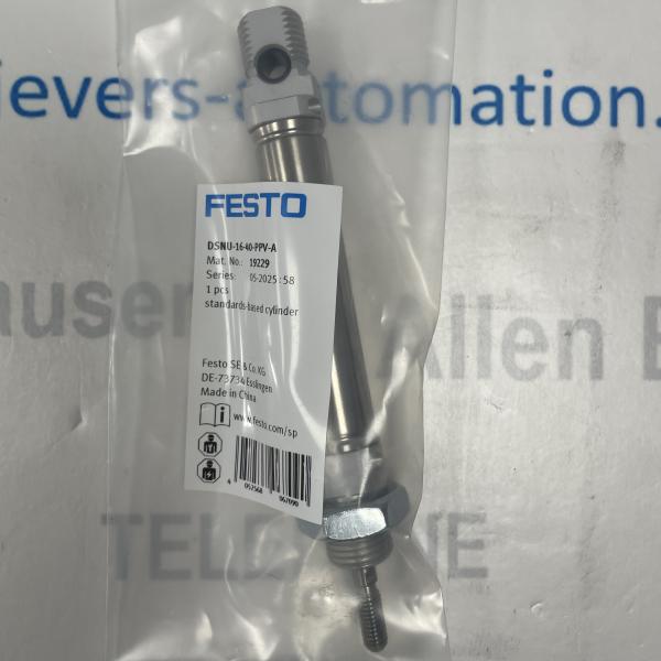 Synthetic Hydraulic Fluids Compatibility DSNU-16-40-PPV-A 19229 I FESTO I Standard Cylinder with ISO 4401 Standards
