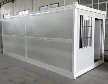 Mobile Living Folding Container House Custom Fast Installation Flat Pack Prefab House