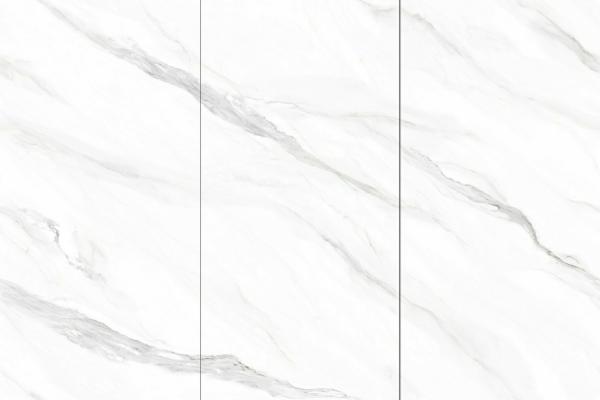 White Polished Glazed Porcelain Tile 900x1800mm Anti-Slip