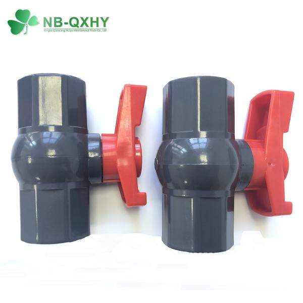 High Pressure DIN Valve Octagonal Ball Valve Threaded PVC Valve with Strong Carton
