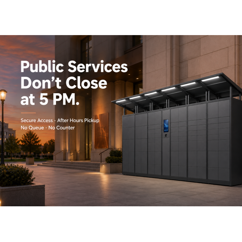 Customizable Multi Language Smart Parcel Locker with 15