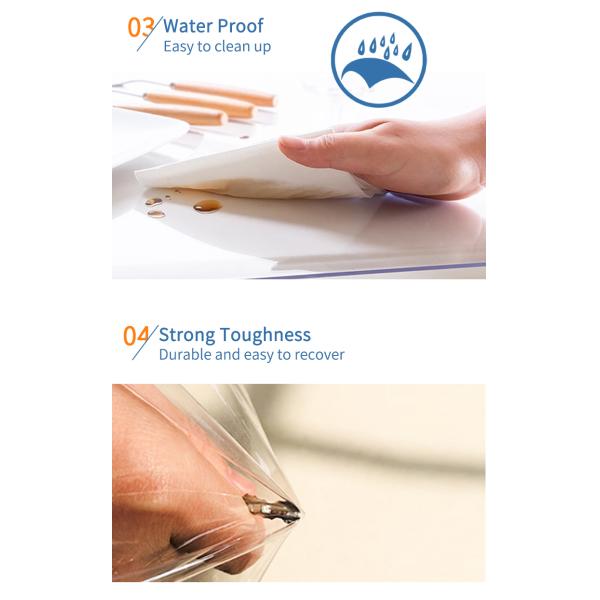 Сверхмягкая пластиковая прозрачная пленка для упаковки прозрачная виниловая упаковка