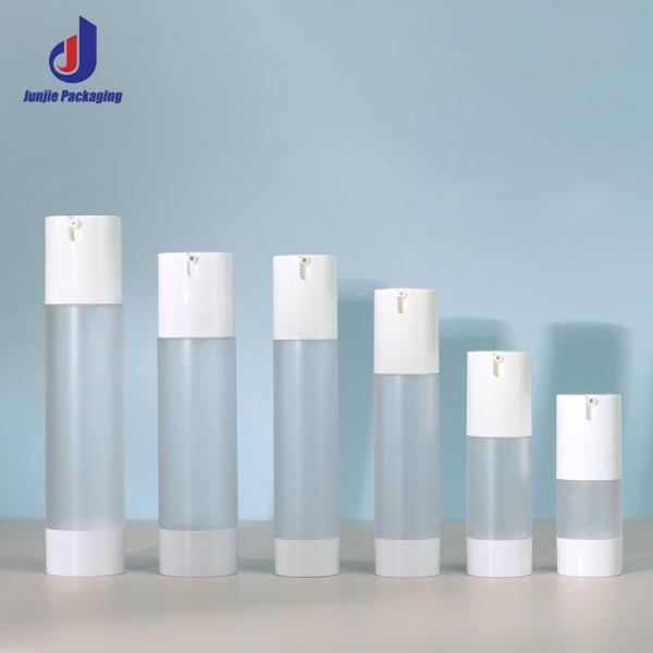 Airless Lotion Bottle 50ml 30ml 100ml Color Skincare Plastic Bottles Refillable Airless Skincare Packaging