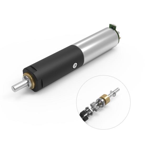Dia 6mm 11rpm Medical Robot Plastic Planetary Gearbox Low Noise Stepper Gear Motor