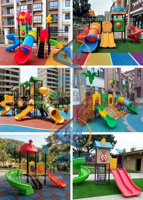 Outdoor Unpowered Kids Playground Slide – Custom Themes Available