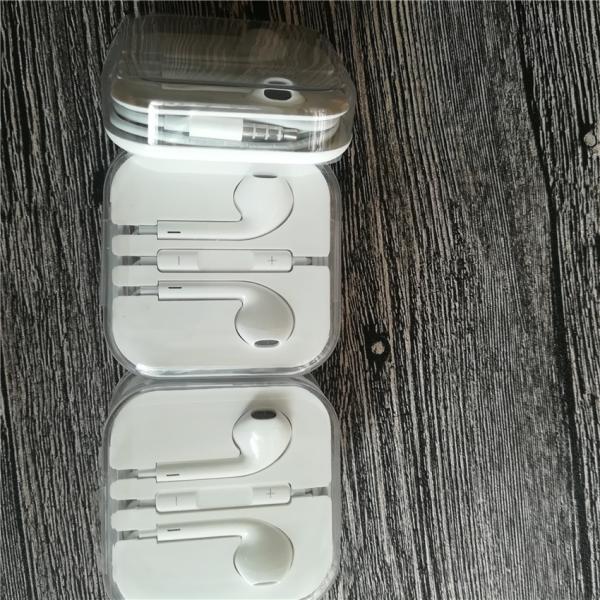 OEM qulity Wired Mobile Phone Earphone 3.5mm in ear white For Iphone with box