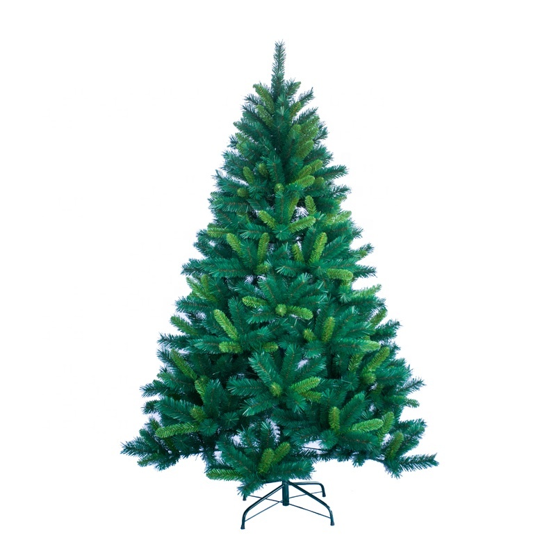 2026 Modern Outdoor X-mas Decoration Supplies Festival Artificial Christmas Tree with Fabric and Steel PVC for Park Use