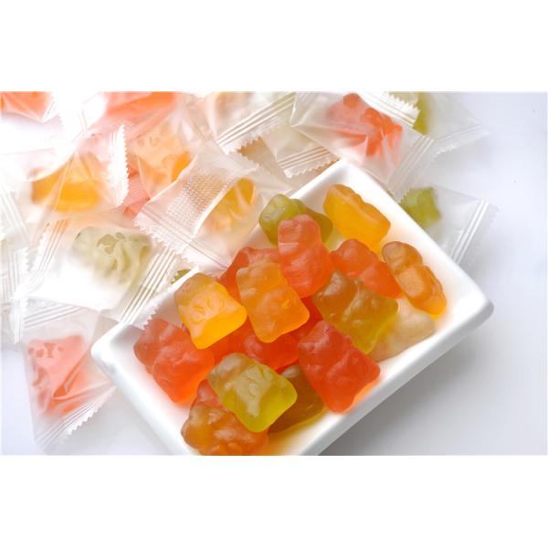 Bottle Packing Pectin Gummy Bears , Children'S Multivitamin Gummies Multi Color
