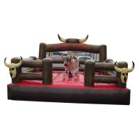Tour mécanique de Taureau de rodéo 5*5m gonflable commercial