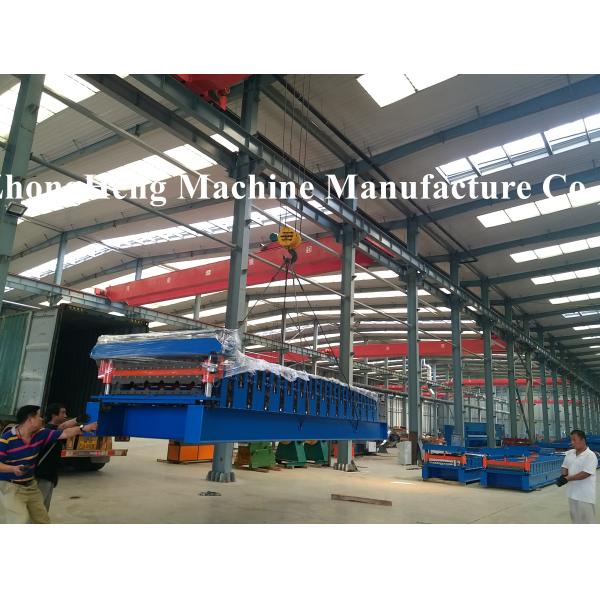 Double-corrugated Sheet Roofing Sheet Roll Forming Machine with protective cover