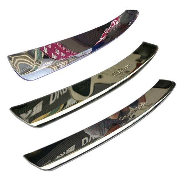 Placas del umbral de la puerta de acero inoxidable / Pedal trasero original exterior para Porsche Cayenne