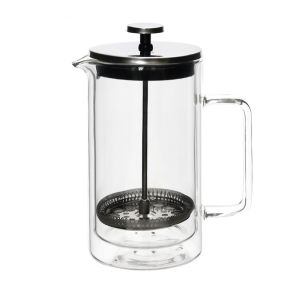 High Borosilicate Transparent Glass Jugs Coffee Milk Frother French Press Tea