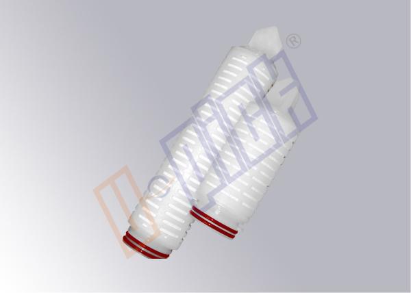 Durable Hydrophobic Membrane Filter / 0.01 Micron Pleated Water Filter Cartridge