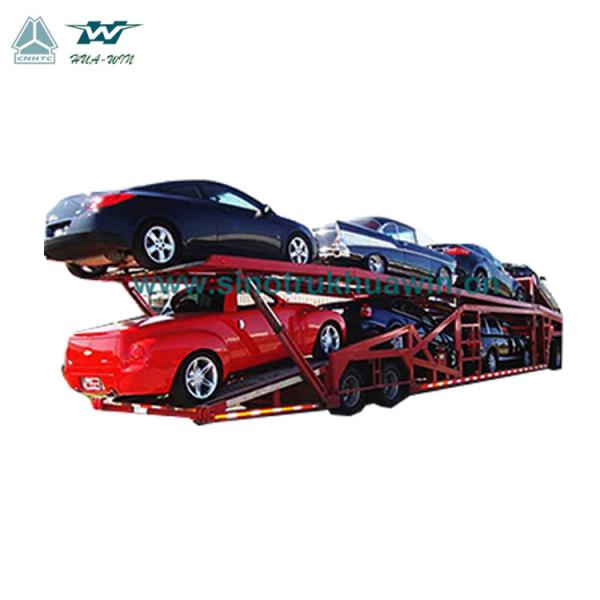 2 Axle Hauling Semi Trailer Car Hauling Trailer Carrier Semi Trailer for Sale
