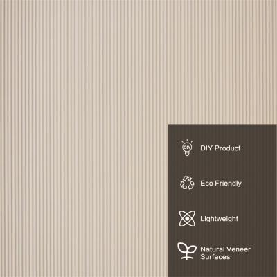 Interior Decor Embossed 3D Wall Art Panels 15mm 18mm With MDF Base Material