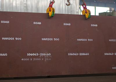 Représentation garantie d'impact de plaque d'acier résistante à l'usure de dureté d'impact bonne
