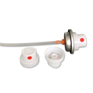 Clear Lacquered Tinplate Mounting Cup Spray Paint Valve for Export to Singapore