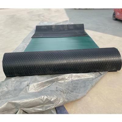 Retardamento da polia de Diamond Groove Rubber Sheet For do cilindro do transporte