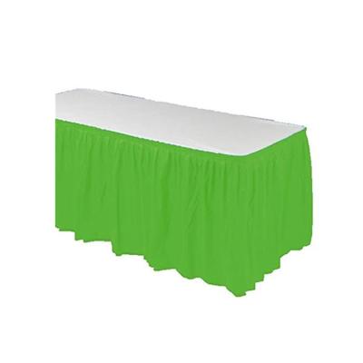 Saias descartáveis da tabela da cor sólida, contorno impermeável da tabela da restauração