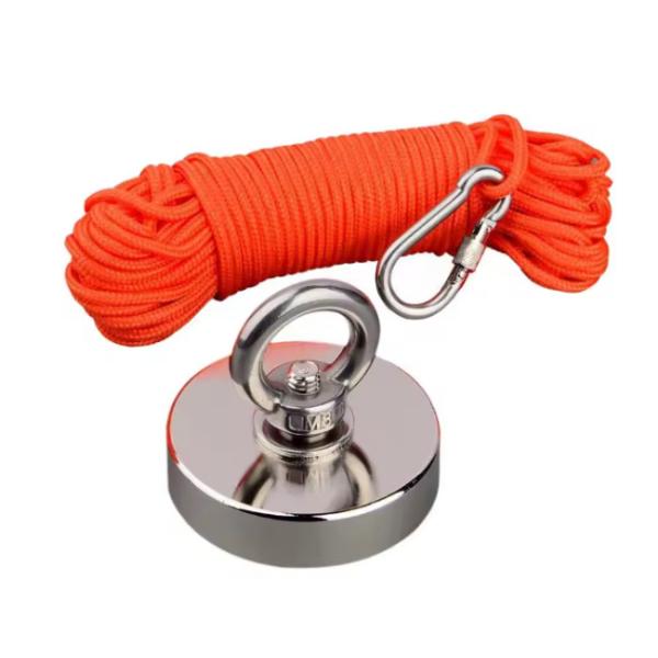 Customized Super Strong Fishing Magnets Neodymium Nickel Plating
