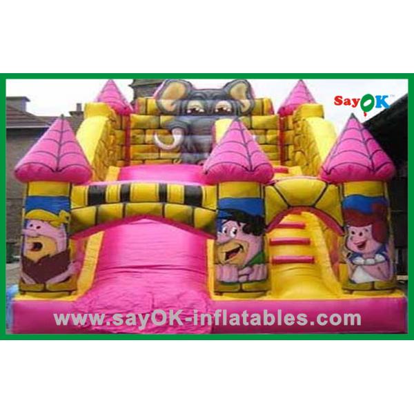 耐久の空気送風機のトランポリンの膨脹可能な跳ね上がり/膨脹可能なスライド