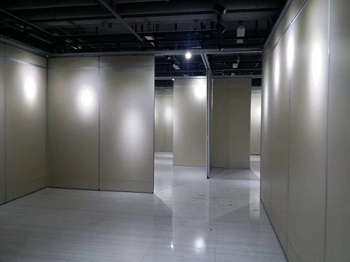 Foldable Folding Partition Wall Fire Rating Class A Pass Door Selection Single Or Double Door