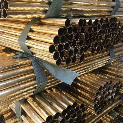 HSn70-1 Sn Copper Round Pipe 3mm Thickness Single Phase Brass