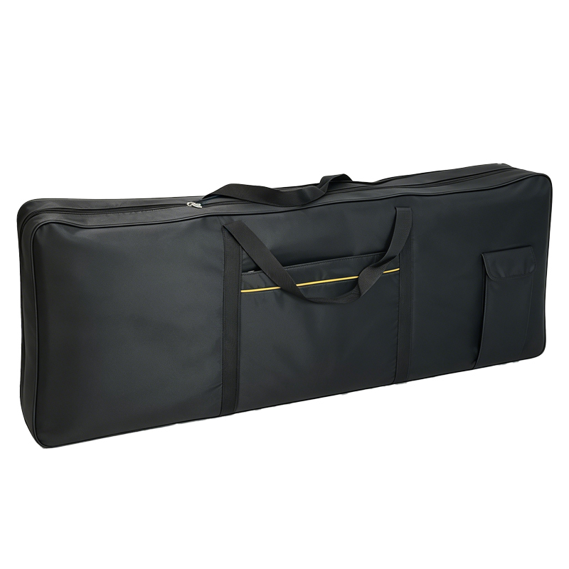 Thickened 61 Keys Keyboard Bag Waterproof Shockproof Dual Shoulder Hand Carry Keyboard Storage Case
