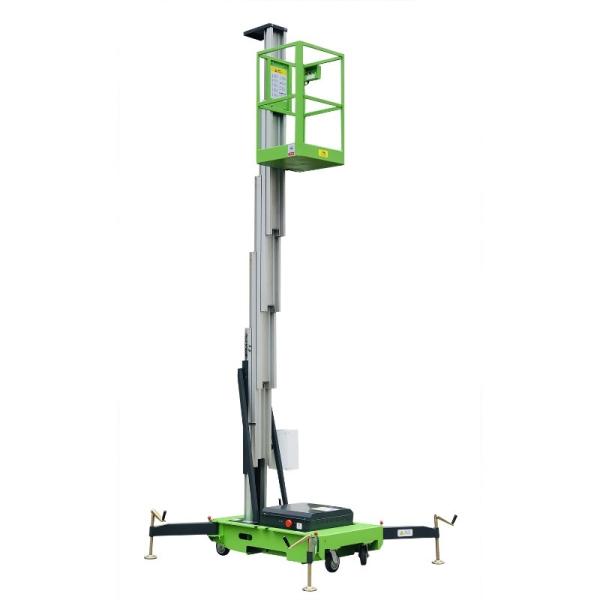8 medidores escolhem mover-se fácil de levantamento vertical da carga da plataforma 130kg do mastro