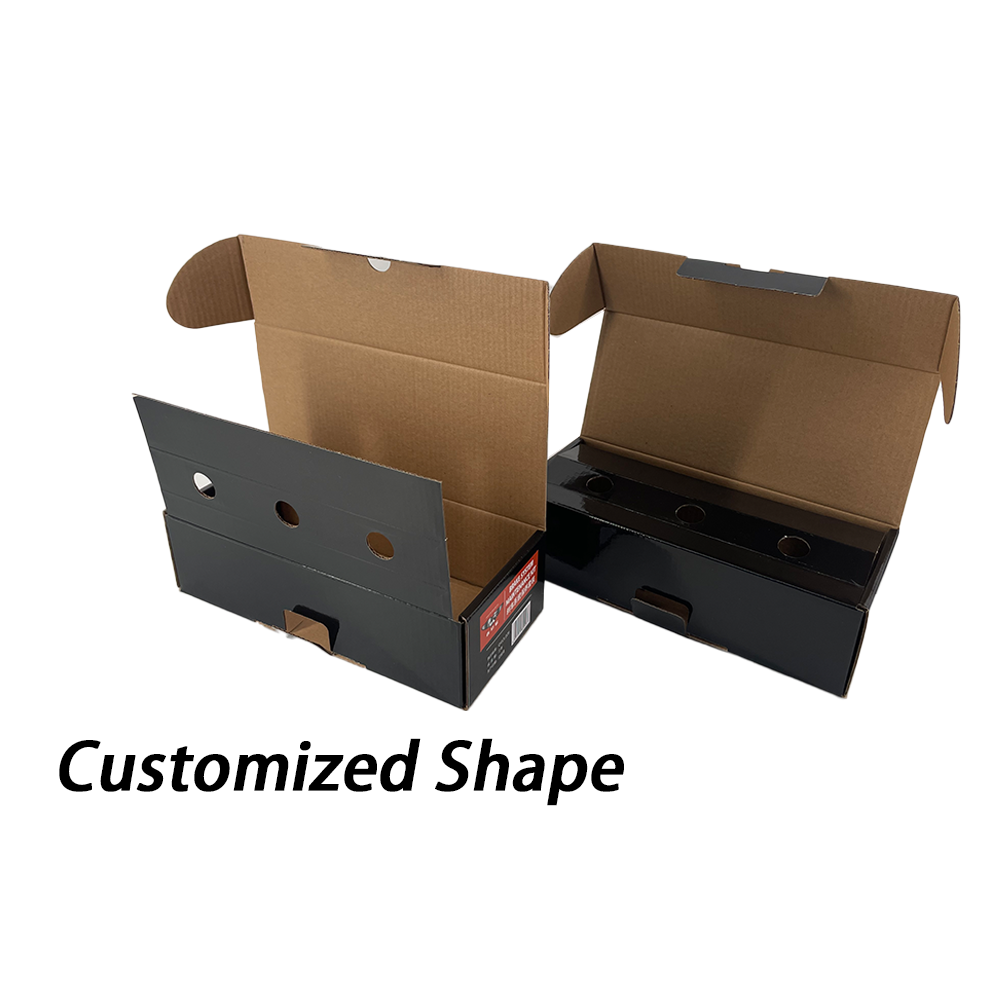 High-End Auto Spare Parts Custom Flexography Cardboard Packaging Paper Boxes Wholesale with Embossing and Matt Lamination