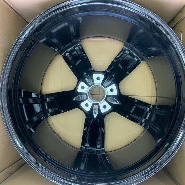 Cast ET48 Black Alloy 5x130 22 Inch Wheels Fit Tire 285 35 R22