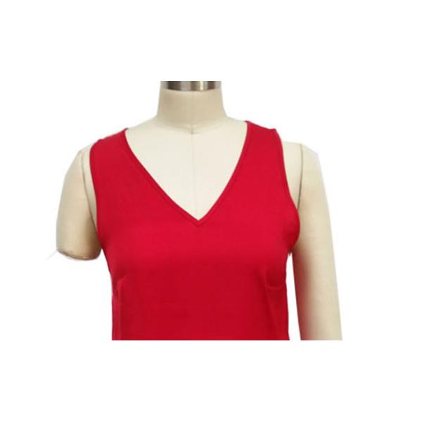 Popular Ladies Summer Tank Tops , Holiday Style Lace Back Flounce Tank Top